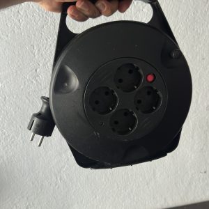10 Metre Makaralı Uzatma Kablosu 4 Prizli Alman Malı