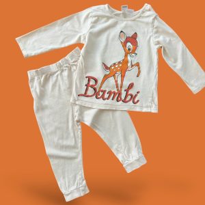 LC Waikiki Baby Kız Çocuk Bambi Pijama Takımı 12-18 Ay