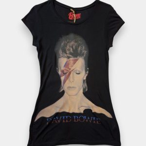 David Bowie Lisanslı Baskılı Tişört